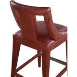 Dalton Leather Luxurious Design Barstool-Bar Stools-Olivia + Quinn-LOOMLAN