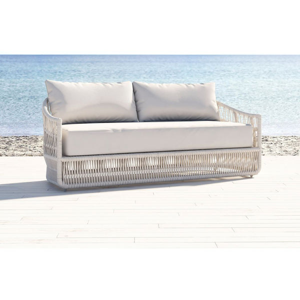 Dana Rope Sunbrella Outdoor Couch-Outdoor Sofas & Loveseats-Sunset West-LOOMLAN