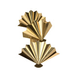 Dancing Fan Polished Brass Finish Wall Sconce-Wall Sconces-Chelsea House-LOOMLAN