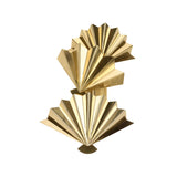 Dancing Fan Polished Brass Finish Wall Sconce-Wall Sconces-Chelsea House-LOOMLAN