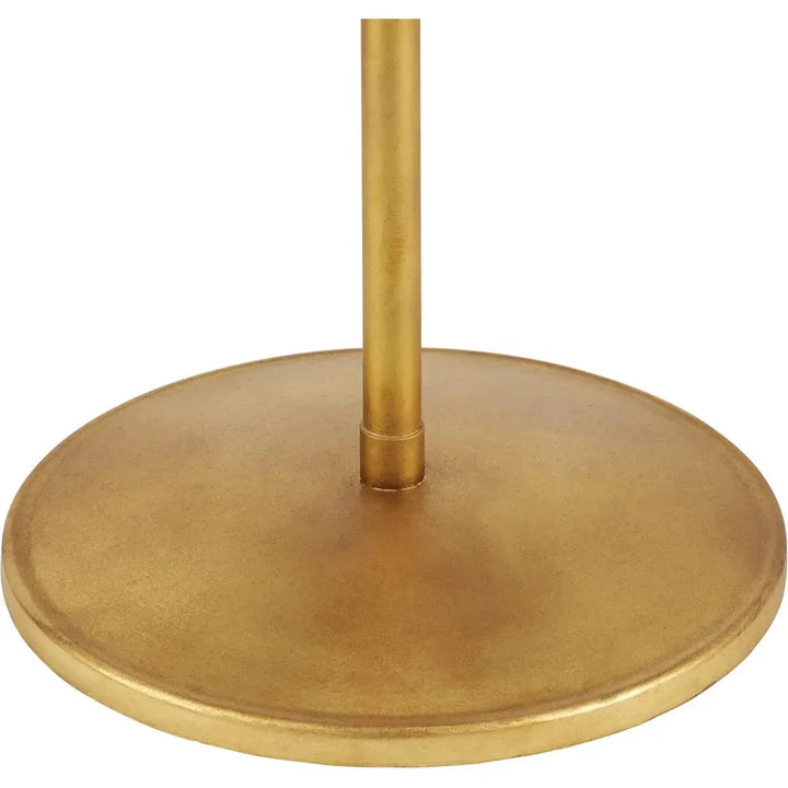 Dandelion Silver & Gold Floor Lamp-Floor Lamps-Currey & Co-LOOMLAN