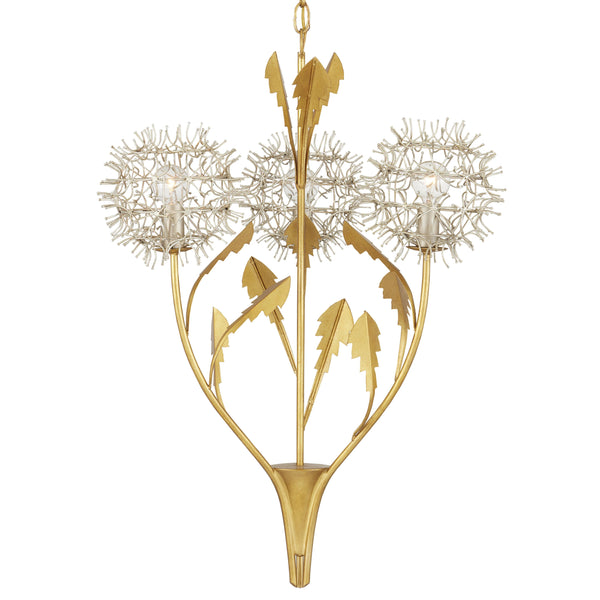Dandelion Silver & Gold Pendant Pendants LOOMLAN By Currey & Co