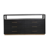 Danette Solid Wood Dresser-Dressers-SUNPAN-LOOMLAN