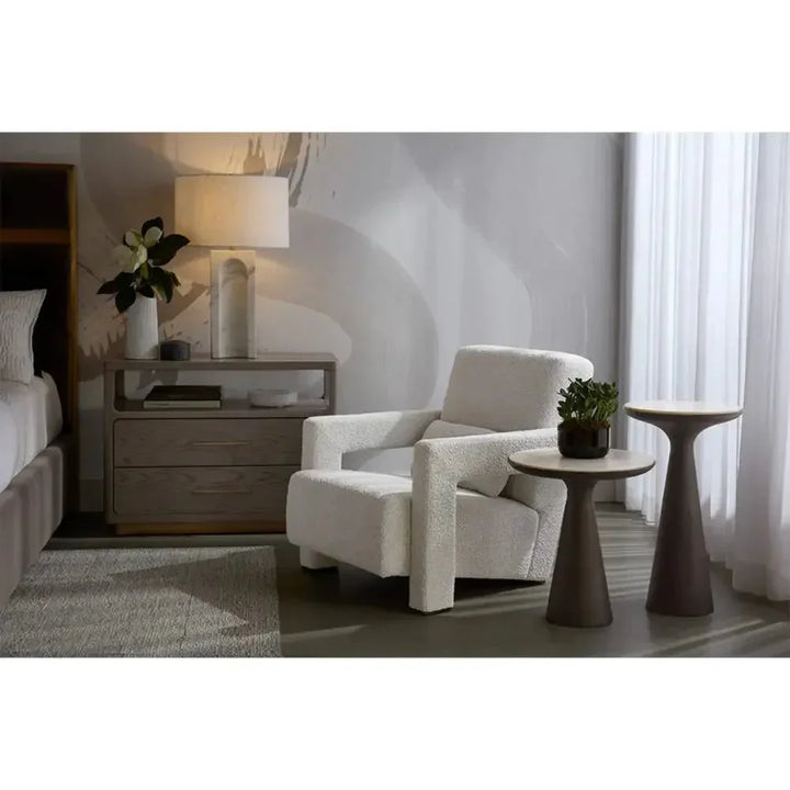 Danette Solid Wood Nightstand - LOOMLAN - SUNPAN - Nightstands