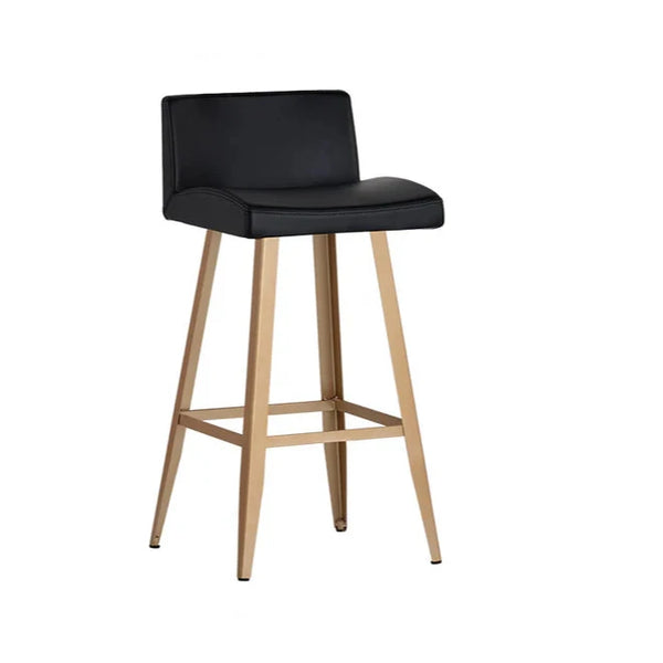 Dani Leather Counter Stool-Counter Stools-SUNPAN-LOOMLAN