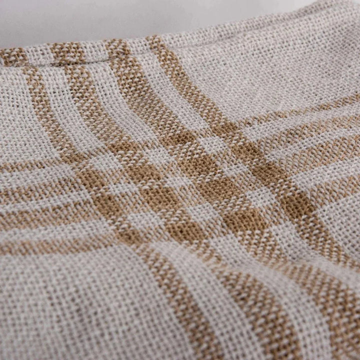 Dao Beige Outdoor Throw Blanket-Outdoor Blankets-LOOMLAN-LOOMLAN