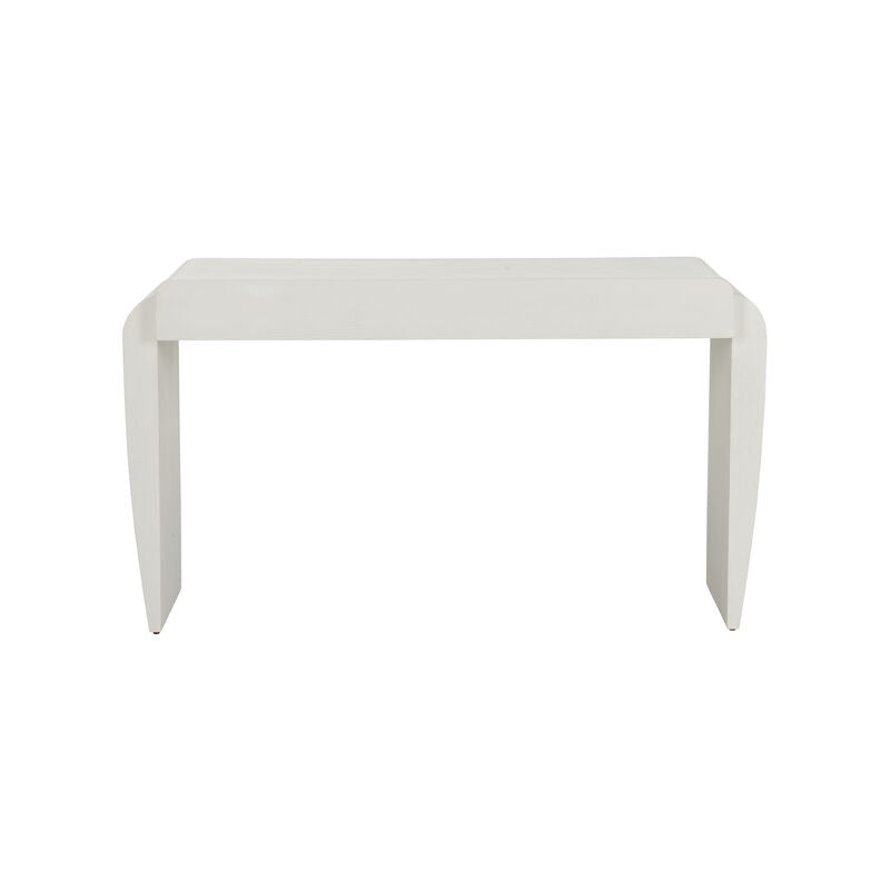 Daphane White Finished Wood Desk-Home Office Desks-Wildwood-LOOMLAN