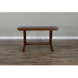 Dark Wood Slate Sofa Table