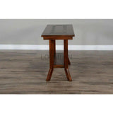 Dark Wood Slate Sofa Table