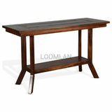 Dark Wood Slate Sofa Table