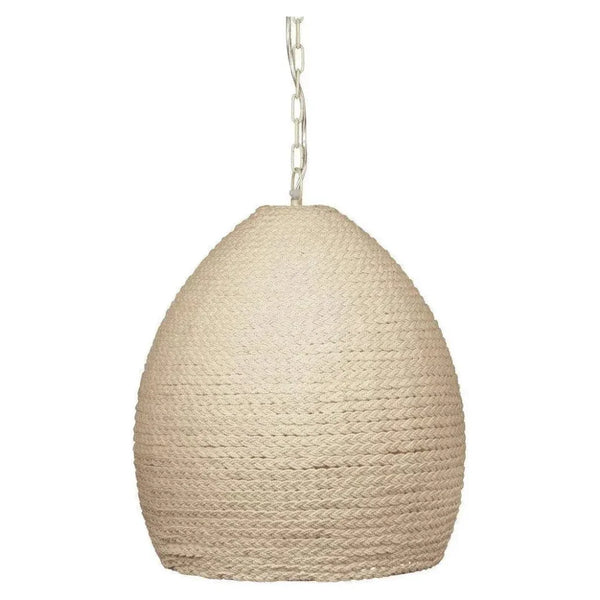 Darley Metal and Rope White Pendant - LOOMLAN - Bassett Mirror - Pendants