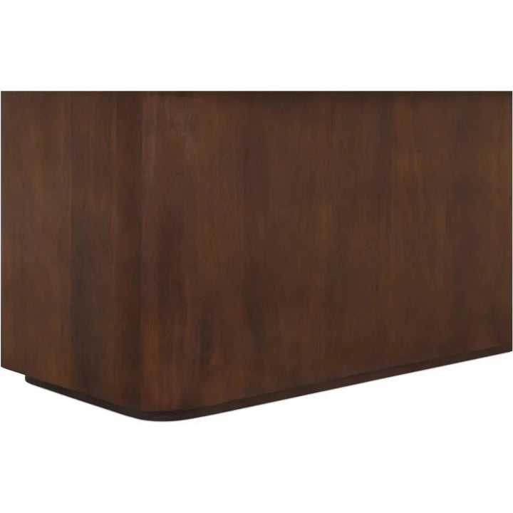 Dash White Marble & Wood Rectangular Coffee Table - LOOMLAN - Moe's Home - Coffee Tables