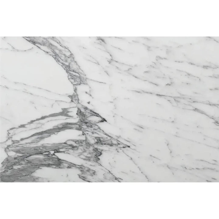 Dash White Marble & Wood Rectangular Coffee Table - LOOMLAN - Moe's Home - Coffee Tables