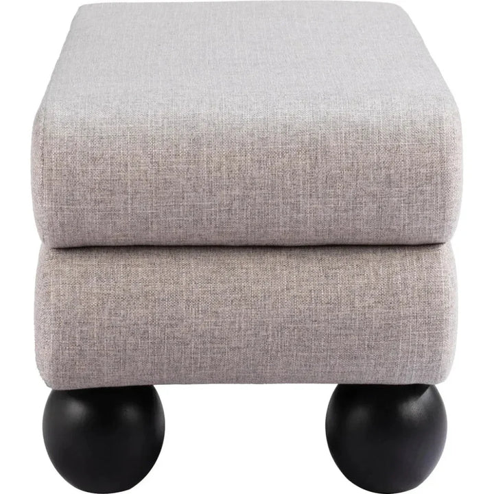 Davao Bench Gray - LOOMLAN - Zuo Modern - Bedroom Benches