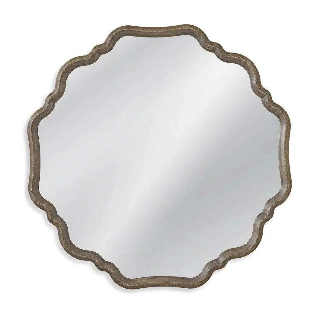 Davenport 40" Round Grey Wall Mirror