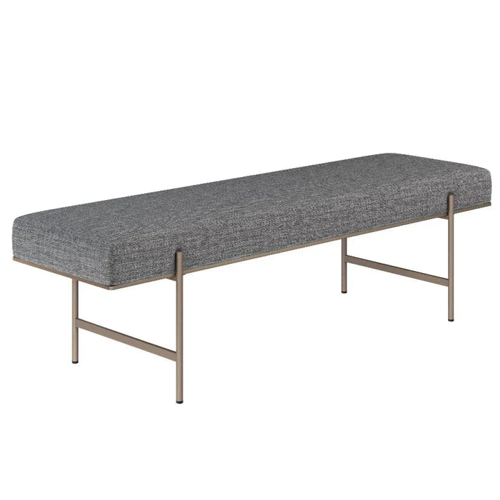 Davian Fabric Modern Backless Bench - LOOMLAN - SUNPAN - Bedroom Benches