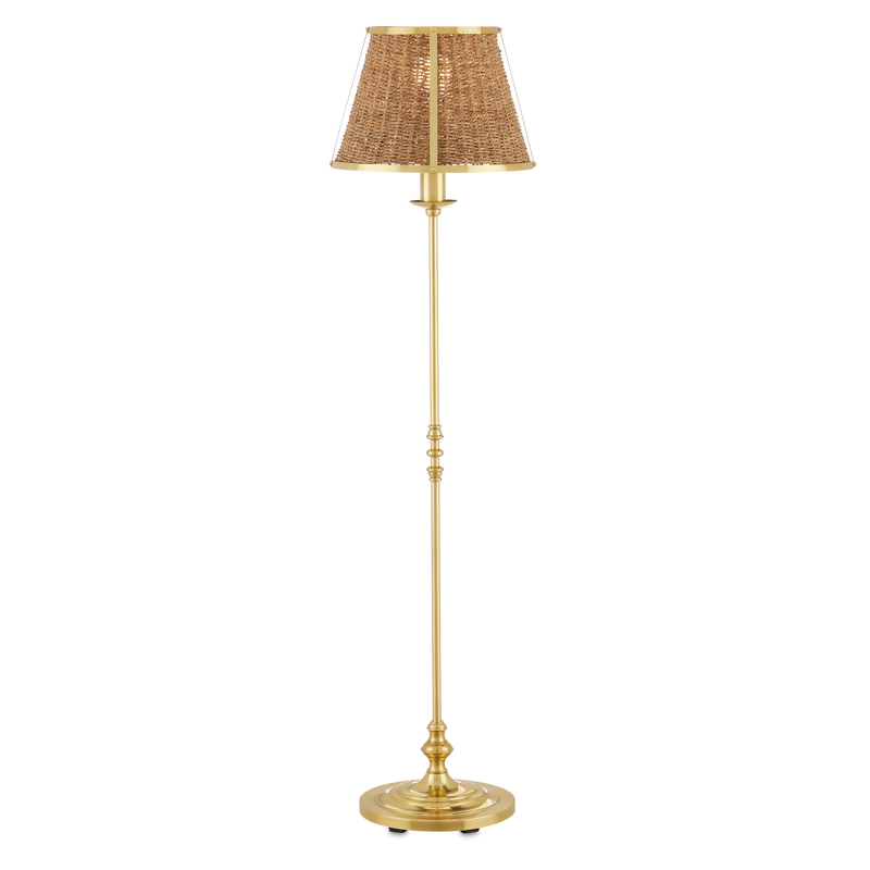 Deauville Floor Lamp-Floor Lamps-Currey & Co-LOOMLAN