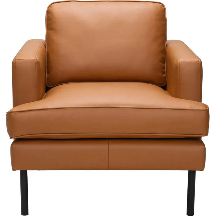 Decade Armchair Brown - LOOMLAN - Zuo Modern - Club Chairs