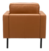 Decade Armchair Brown-Club Chairs-Zuo Modern-LOOMLAN