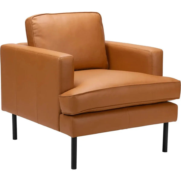 Decade Armchair Brown - LOOMLAN - Zuo Modern - Club Chairs