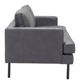Decade Sofa Vintage Gray-Sofas & Loveseats-Zuo Modern-LOOMLAN