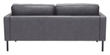Decade Sofa Vintage Gray-Sofas & Loveseats-Zuo Modern-LOOMLAN