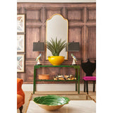 Decker Green Lacquered Wood Console Table-Console Tables-Chelsea House-LOOMLAN