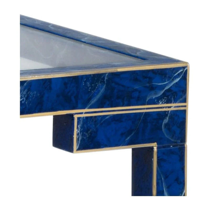 Decker Wood Framed Rectangular Side Table - LOOMLAN - Chelsea House - Side Tables