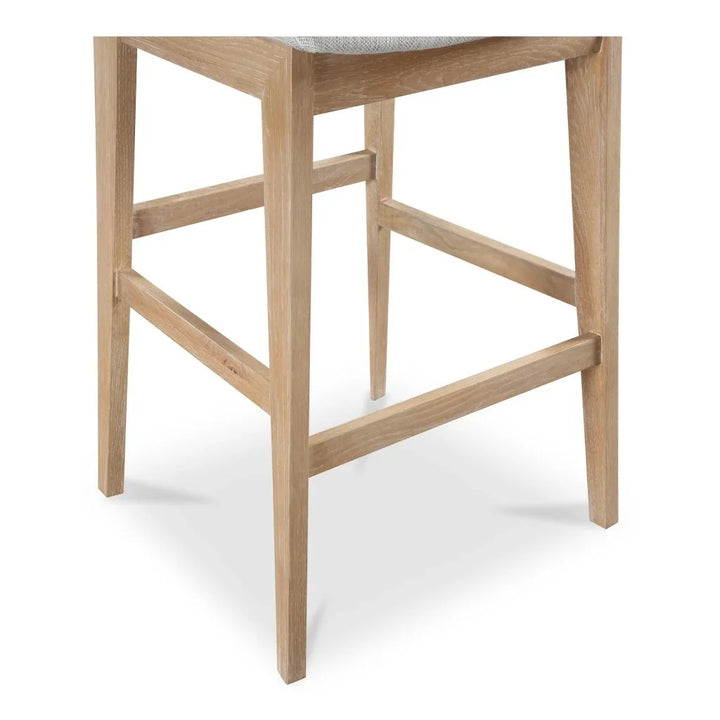Deco Natural Oak Frame Barstool - LOOMLAN - Moe's Home - Bar Stools
