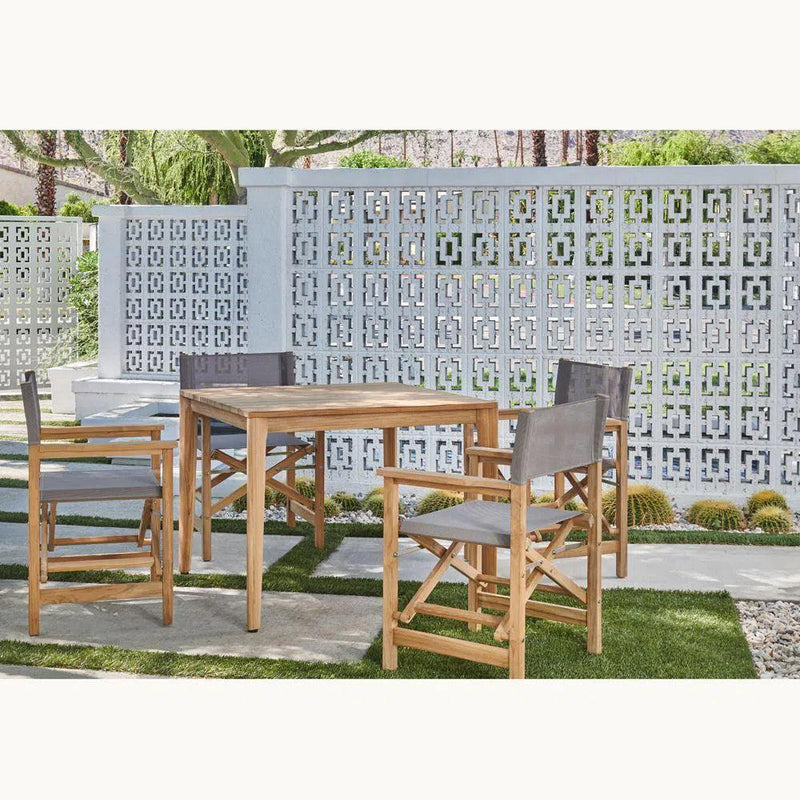 Del Ray 39-inch Square Outdoor Dining Table