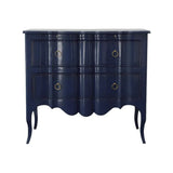 Delamar Wood Blue Chest