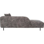 Deleuze Performance Fabric Chaise with Steel Leg