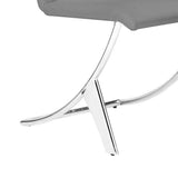 Delfin Dining Chair (Set of 2) Gray Dining Chairs LOOMLAN By Zuo Modern