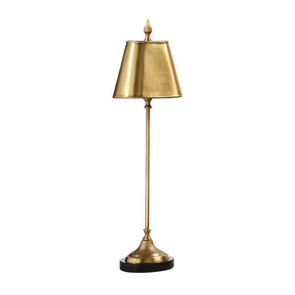 Delicate Console Solid Brass Table Lamp