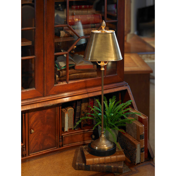 Delicate Console Solid Brass Table Lamp