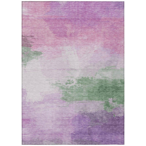 Delisah Purple Washable Indoor - Outdoor Rug - LOOMLAN - LOOMLAN Rugs - Outdoor Rugs