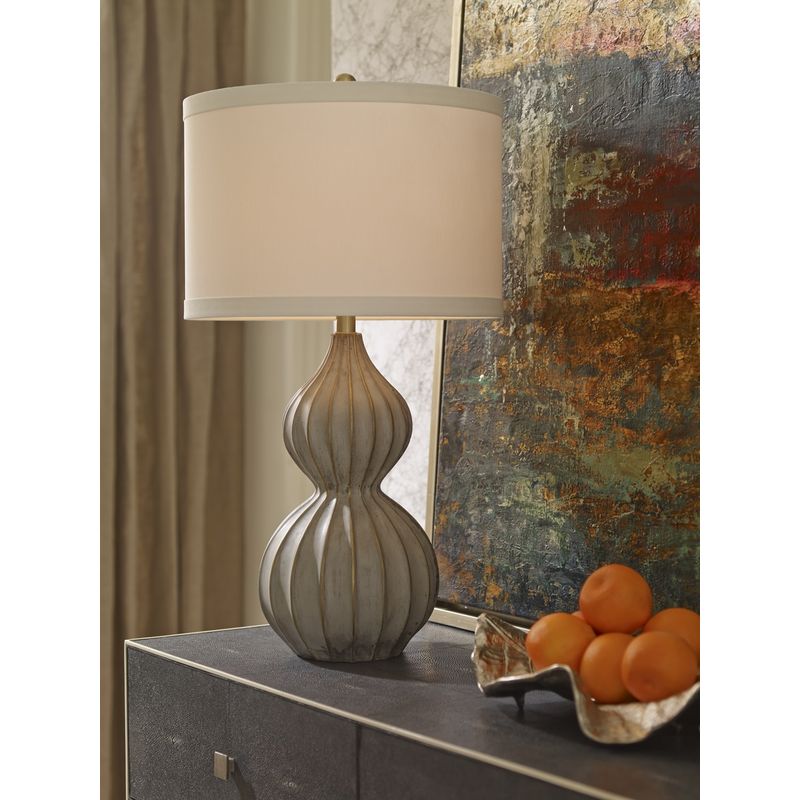 Delphine Cast Composite Base Table Lamp