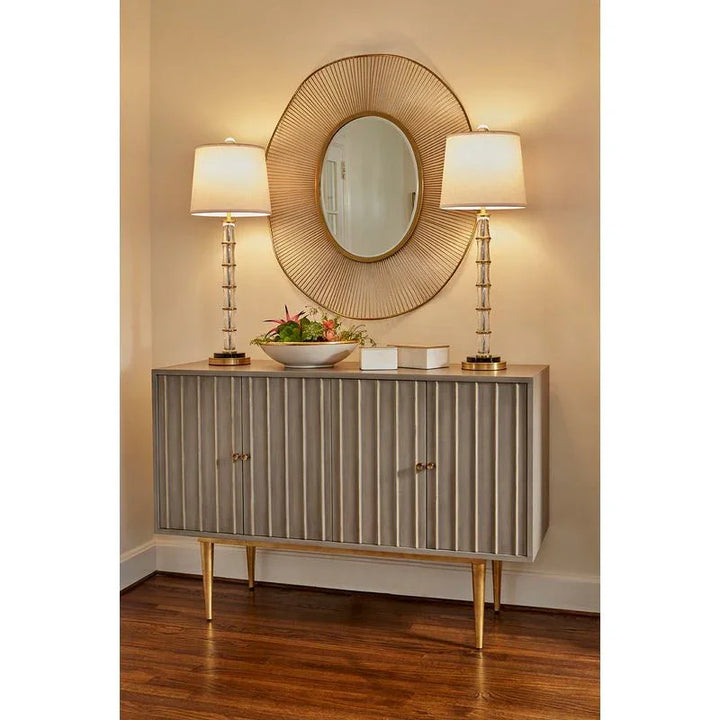 Delphine Wooden Grey Cabinet - LOOMLAN - Wildwood - Accent Cabinets