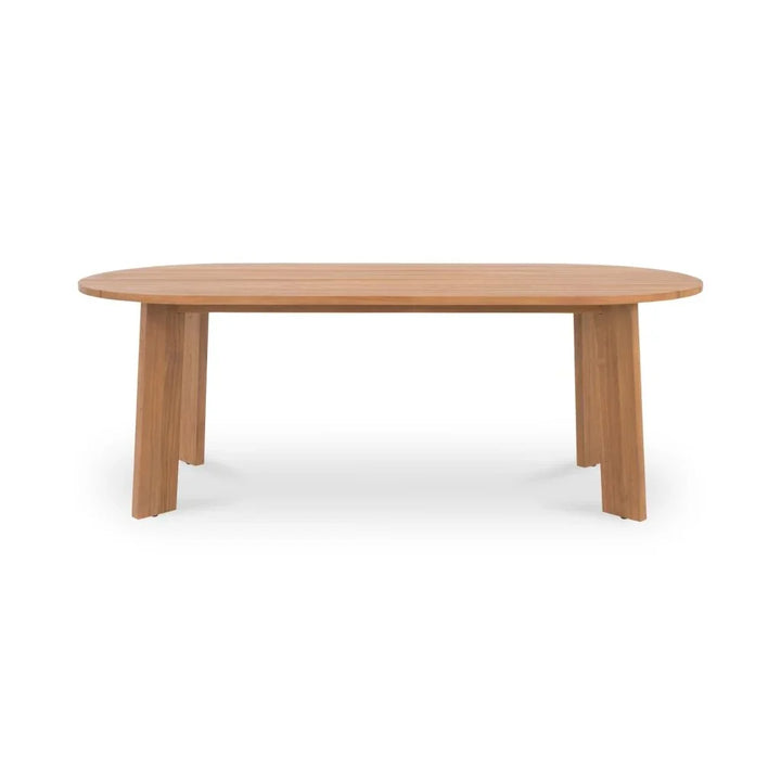 Teak Outdoor Dining Table for 8 | LOOMLAN