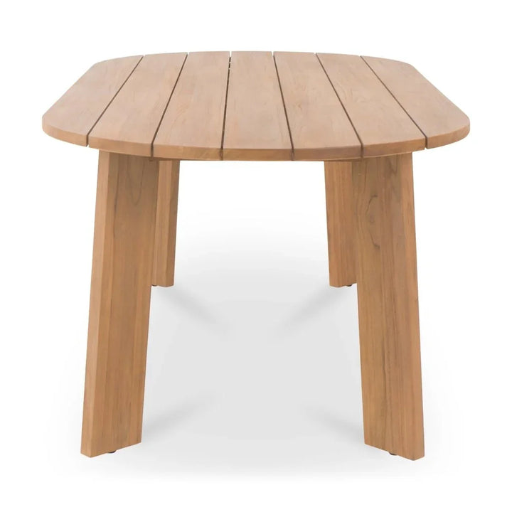 Teak Outdoor Dining Table for 8 | LOOMLAN