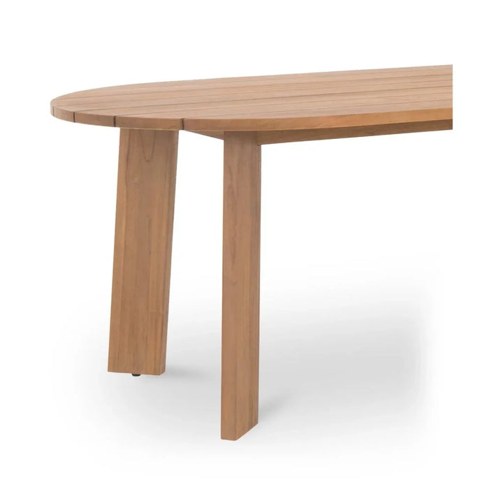 Teak Outdoor Dining Table for 8 | LOOMLAN