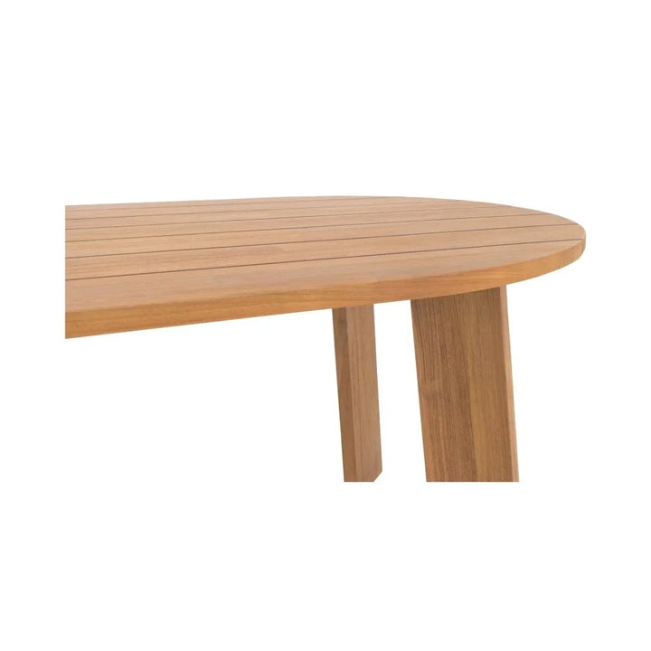 Teak Outdoor Dining Table for 8 | LOOMLAN