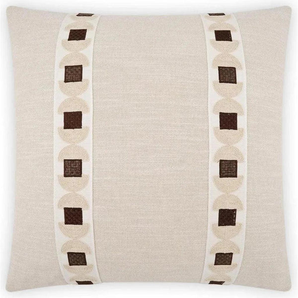 Demeter Brown Throw Pillow With Insert - LOOMLAN - D.V. Kap - Throw Pillows