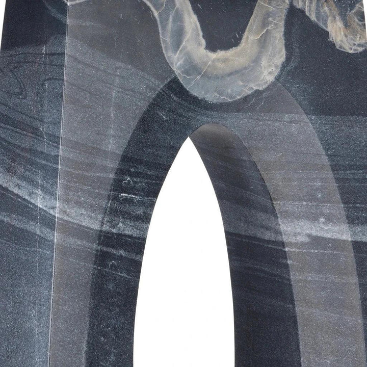 Demi Black Console Table - LOOMLAN - Currey & Co - Console Tables