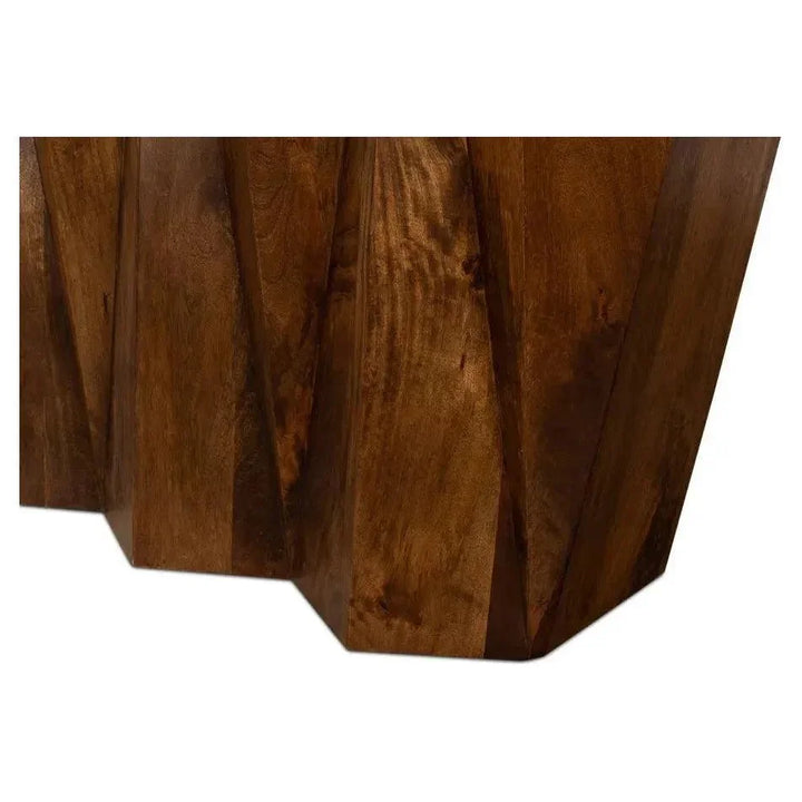 Denali Console Table Solid Wood Natural - LOOMLAN - Sarreid - Console Tables