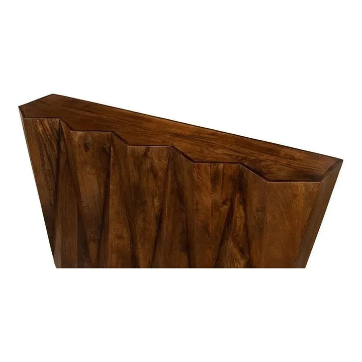 Denali Console Table Solid Wood Natural - LOOMLAN - Sarreid - Console Tables