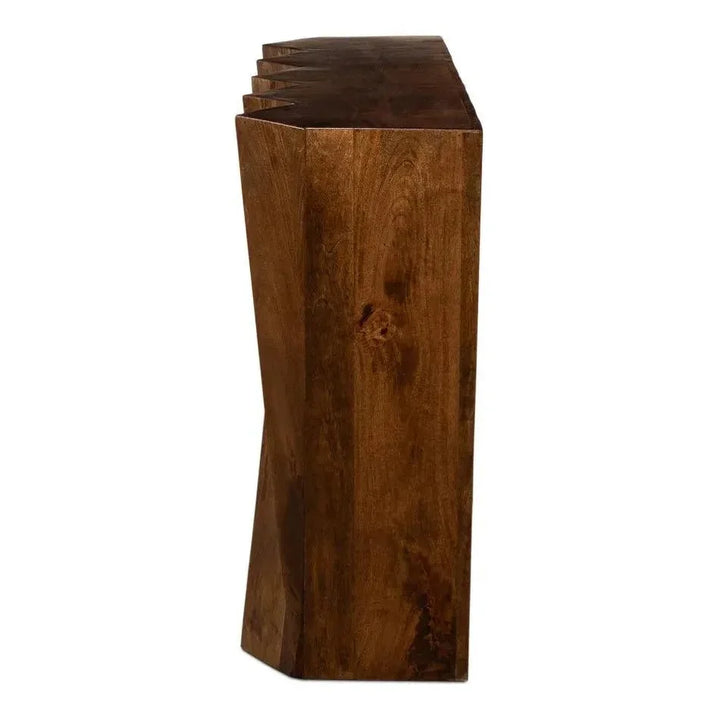 Denali Console Table Solid Wood Natural - LOOMLAN - Sarreid - Console Tables