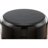 Density Side Table Black and Gold