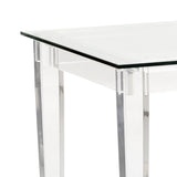 Denver Acrylic Made Based Desk-Home Office Desks-Chelsea House-LOOMLAN