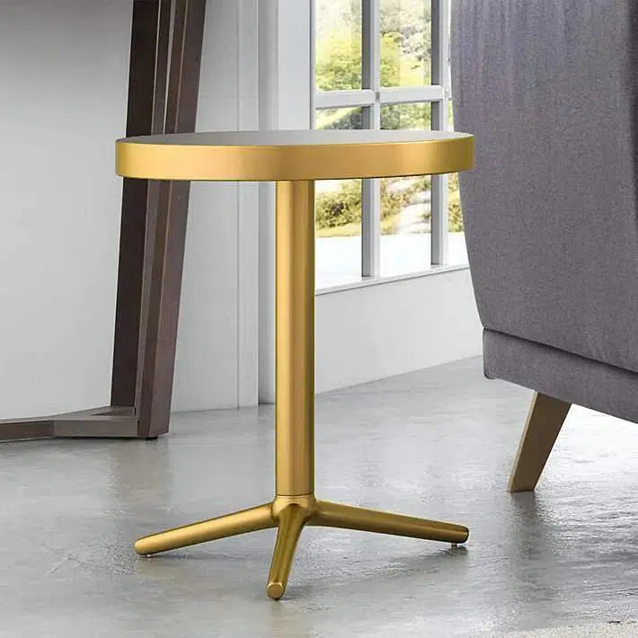 Derby Accent Table Brass